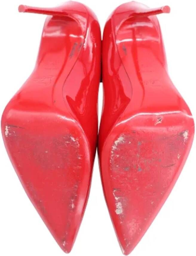 Christian Louboutin Pre-owned Leather heels Red Dames