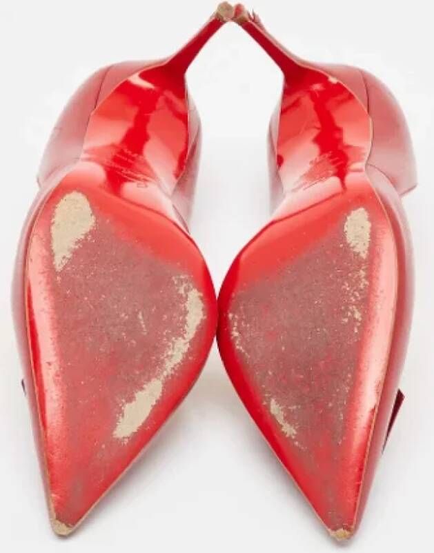 Christian Louboutin Pre-owned Leather heels Red Dames