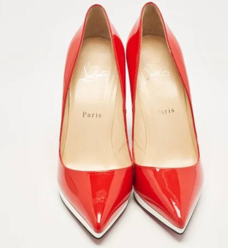 Christian Louboutin Pre-owned Leather heels Red Dames