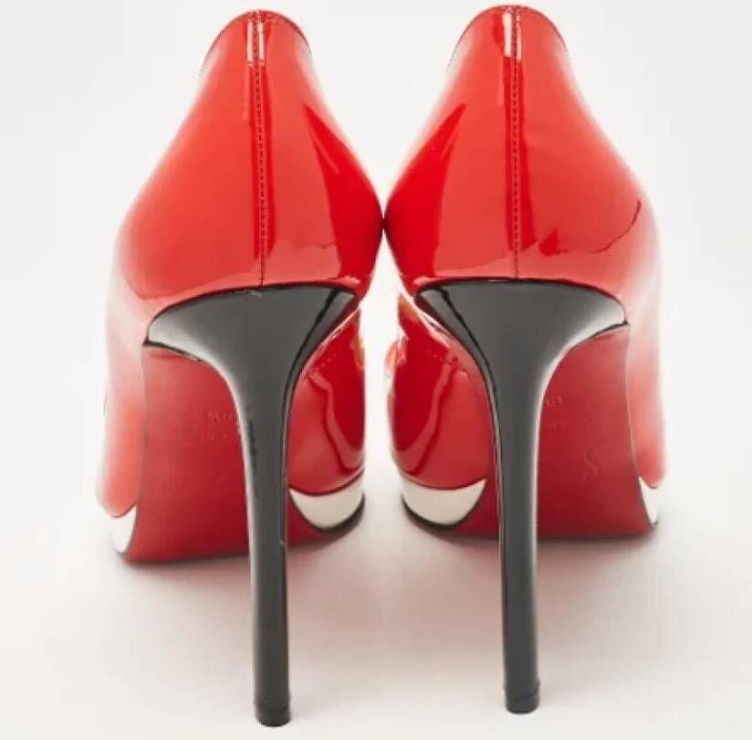 Christian Louboutin Pre-owned Leather heels Red Dames