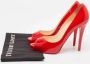 Christian Louboutin Pre-owned Leather heels Red Dames - Thumbnail 9