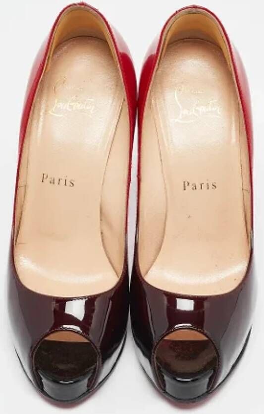 Christian Louboutin Pre-owned Leather heels Red Dames