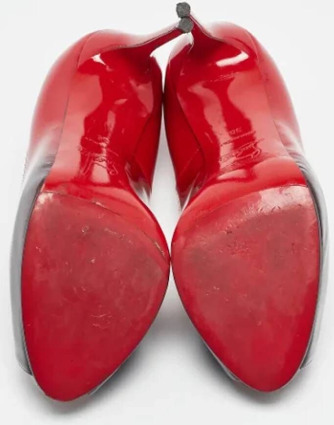 Christian Louboutin Pre-owned Leather heels Red Dames