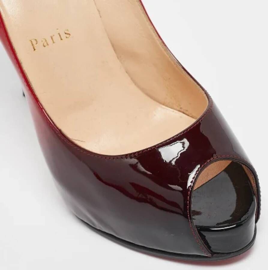 Christian Louboutin Pre-owned Leather heels Red Dames