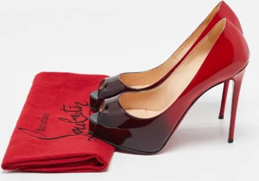 Christian Louboutin Pre-owned Leather heels Red Dames