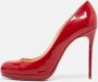 Christian Louboutin Pre-owned Leather heels Red Dames - Thumbnail 2