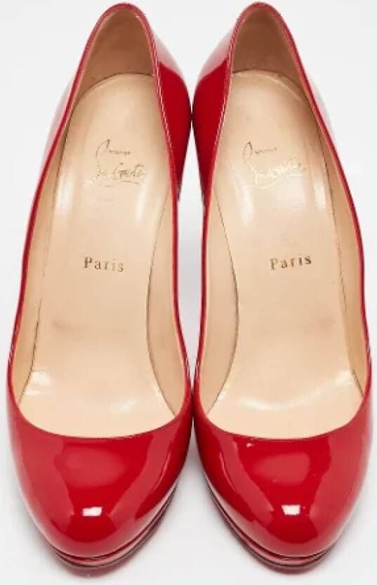 Christian Louboutin Pre-owned Leather heels Red Dames