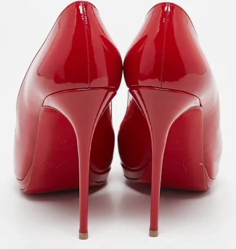 Christian Louboutin Pre-owned Leather heels Red Dames