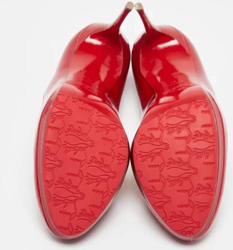 Christian Louboutin Pre-owned Leather heels Red Dames