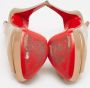 Christian Louboutin Pre-owned Leather heels Red Dames - Thumbnail 4