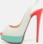 Christian Louboutin Pre-owned Leather heels White Dames - Thumbnail 2