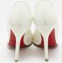 Christian Louboutin Pre-owned Leather heels White Dames - Thumbnail 5