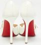 Christian Louboutin Pre-owned Leather heels White Dames - Thumbnail 5