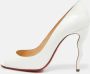 Christian Louboutin Pre-owned Leather heels White Dames - Thumbnail 2