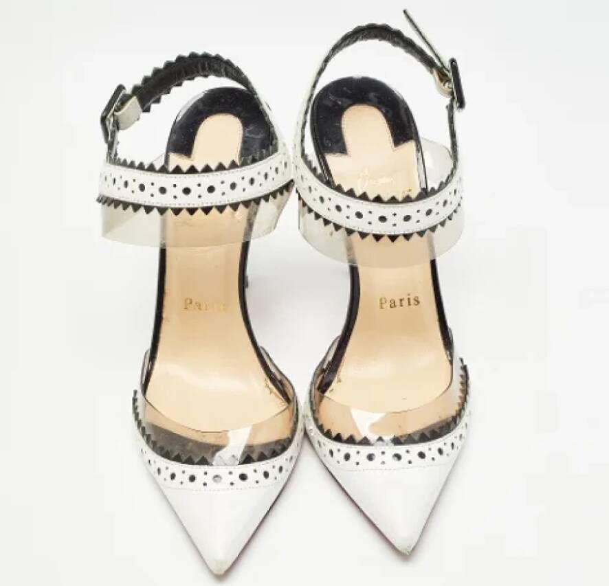 Christian Louboutin Pre-owned Leather heels White Dames