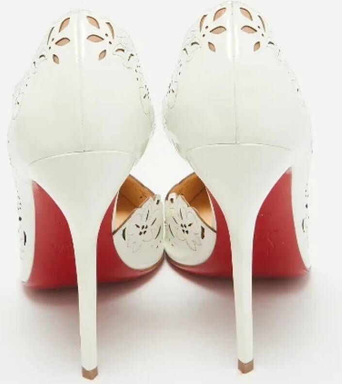 Christian Louboutin Pre-owned Leather heels White Dames