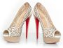 Christian Louboutin Pre-owned Leather heels White Dames - Thumbnail 5