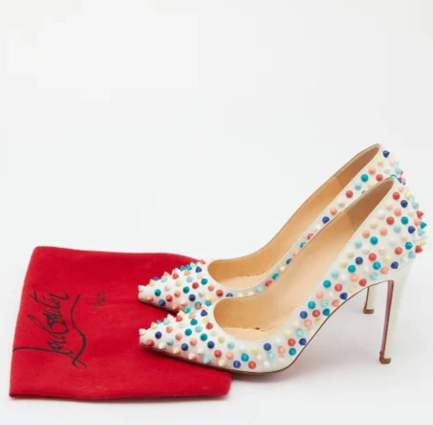 Christian Louboutin Pre-owned Leather heels White Dames