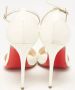 Christian Louboutin Pre-owned Leather heels White Dames - Thumbnail 3