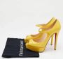 Christian Louboutin Pre-owned Leather heels Yellow Dames - Thumbnail 9