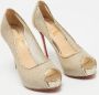 Christian Louboutin Pre-owned Leather heels Yellow Dames - Thumbnail 4