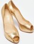 Christian Louboutin Pre-owned Leather heels Yellow Dames - Thumbnail 4