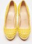 Christian Louboutin Pre-owned Leather heels Yellow Dames - Thumbnail 3