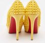 Christian Louboutin Pre-owned Leather heels Yellow Dames - Thumbnail 5