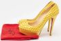 Christian Louboutin Pre-owned Leather heels Yellow Dames - Thumbnail 9