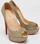 Christian Louboutin Pre-owned Leather heels Yellow Dames - Thumbnail 4