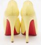 Christian Louboutin Pre-owned Leather heels Yellow Dames - Thumbnail 5