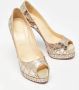 Christian Louboutin Pre-owned Leather heels Yellow Dames - Thumbnail 3