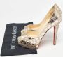 Christian Louboutin Pre-owned Leather heels Yellow Dames - Thumbnail 8