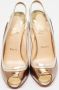 Christian Louboutin Pre-owned Leather heels Yellow Dames - Thumbnail 2