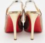 Christian Louboutin Pre-owned Leather heels Yellow Dames - Thumbnail 4