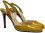 Christian Louboutin Pre-owned Leather heels Yellow Dames - Thumbnail 2