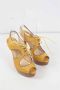 Christian Louboutin Pre-owned Leather heels Yellow Dames - Thumbnail 3