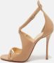 Christian Louboutin Pre-owned Leather sandals Beige Dames - Thumbnail 2