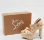 Christian Louboutin Pre-owned Leather sandals Beige Dames - Thumbnail 9