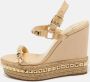 Christian Louboutin Pre-owned Leather sandals Beige Dames - Thumbnail 2