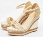 Christian Louboutin Pre-owned Leather sandals Beige Dames - Thumbnail 2