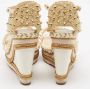 Christian Louboutin Pre-owned Leather sandals Beige Dames - Thumbnail 4