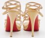 Christian Louboutin Pre-owned Leather sandals Beige Dames - Thumbnail 4