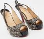 Christian Louboutin Pre-owned Leather sandals Black Dames - Thumbnail 4