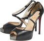 Christian Louboutin Pre-owned Leather sandals Black Dames - Thumbnail 3