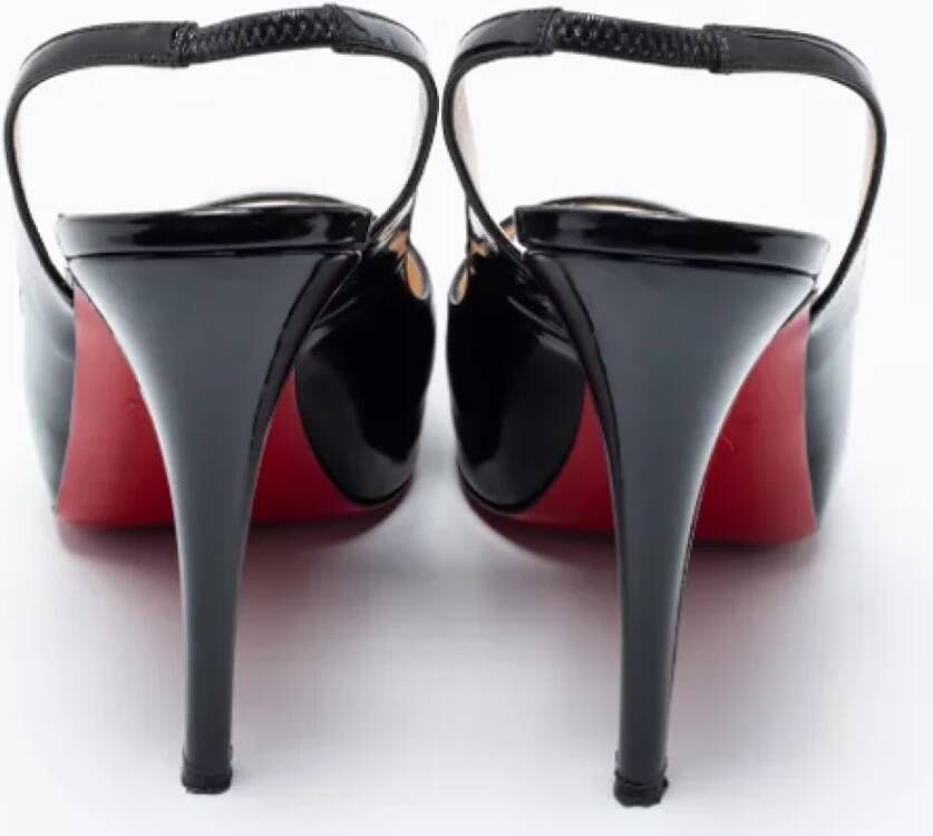 Christian Louboutin Pre-owned Leather sandals Black Dames