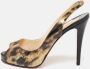 Christian Louboutin Pre-owned Leather sandals Black Dames - Thumbnail 2