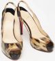 Christian Louboutin Pre-owned Leather sandals Black Dames - Thumbnail 4