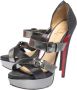 Christian Louboutin Pre-owned Leather sandals Black Dames - Thumbnail 3