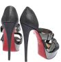 Christian Louboutin Pre-owned Leather sandals Black Dames - Thumbnail 4